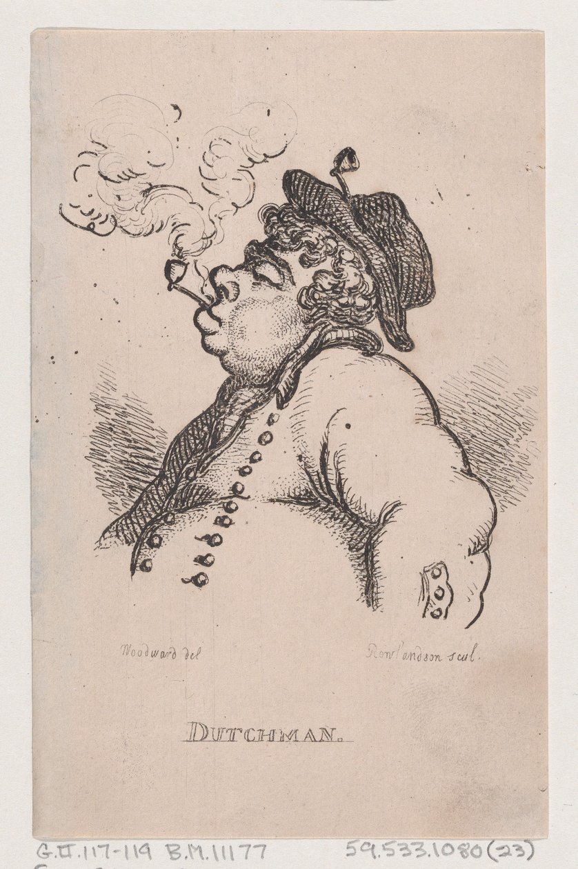 Nederlander, april 1808 door Thomas Rowlandson