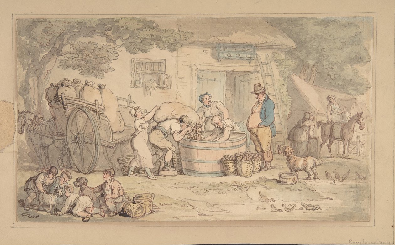 Boerenscène door Thomas Rowlandson