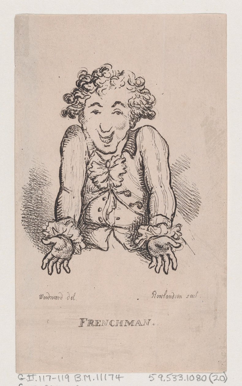 Fransman, april 1808 door Thomas Rowlandson