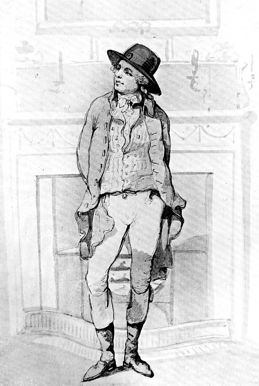 George Morland, 1786 door Thomas Rowlandson
