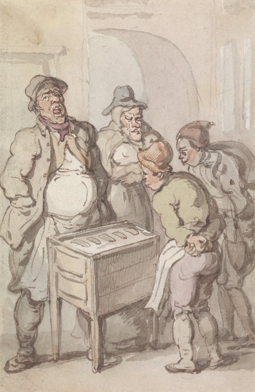 Heet Kruidkoekje Allemaal Heet door Thomas Rowlandson