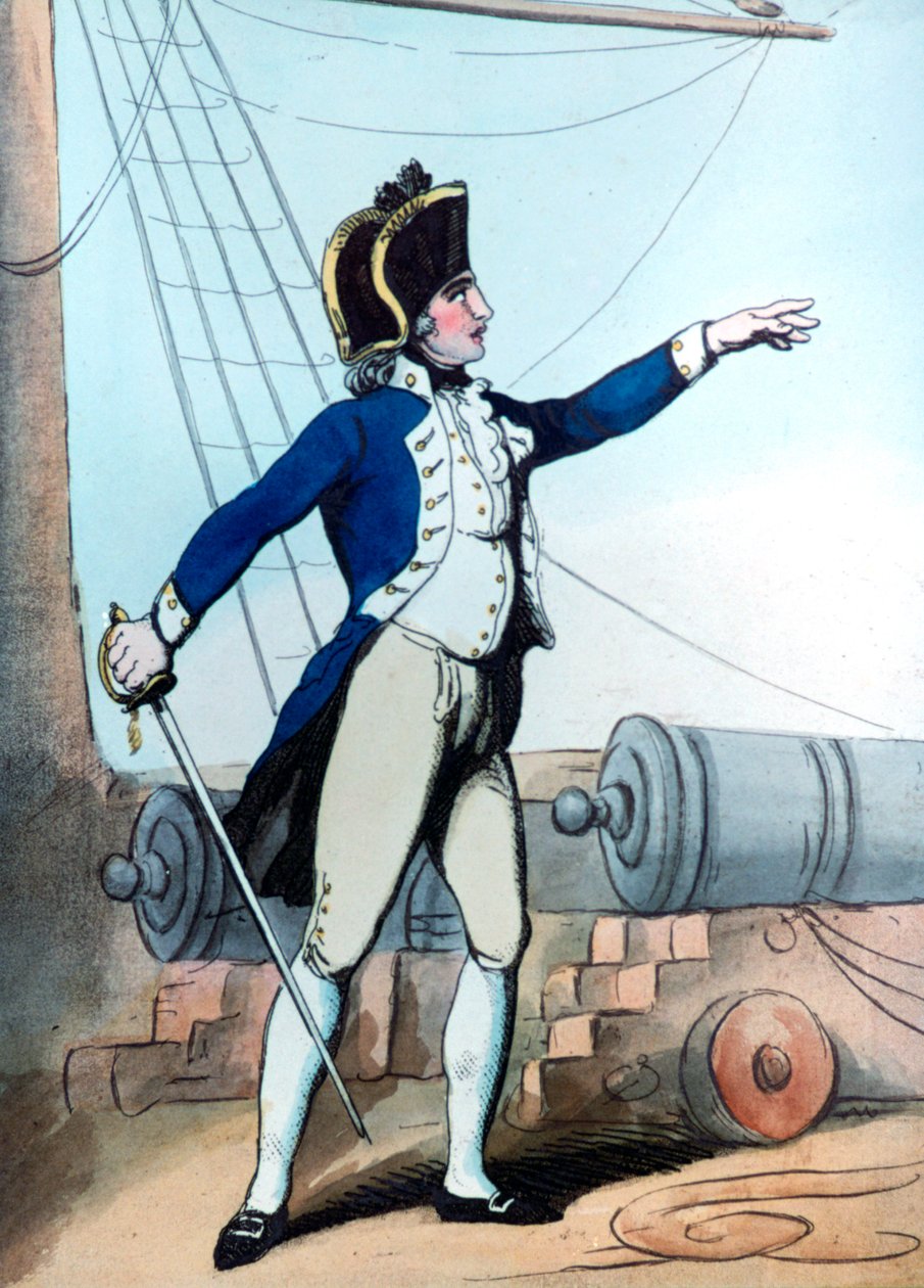 Luitenant, 1799 door Thomas Rowlandson