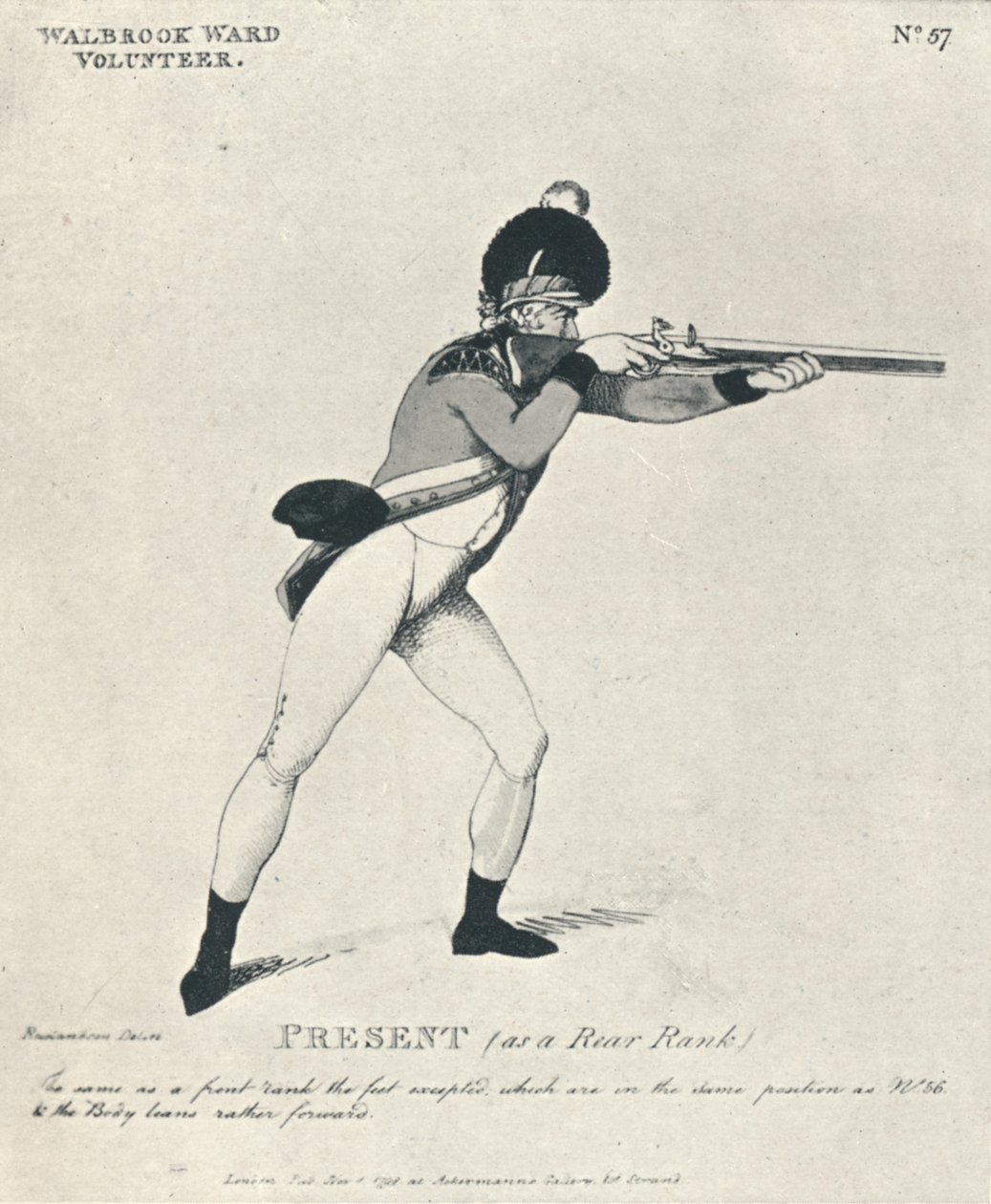 Present als een achterste rij door Thomas Rowlandson