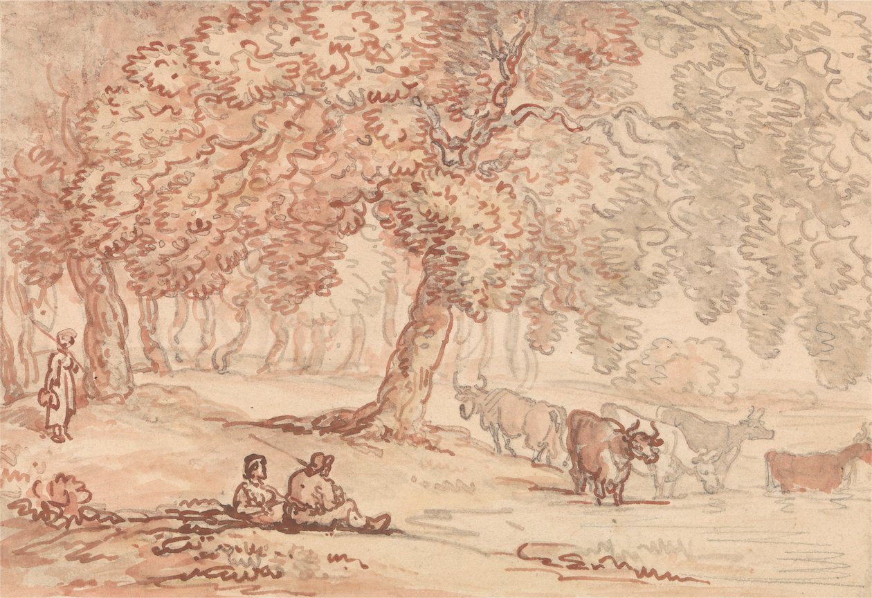 Richmond Park door Thomas Rowlandson