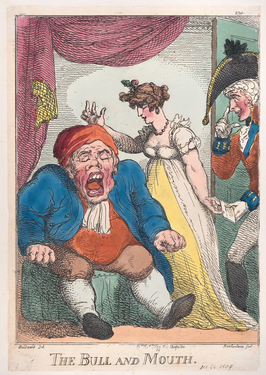 The Bull and Mouth door Thomas Rowlandson