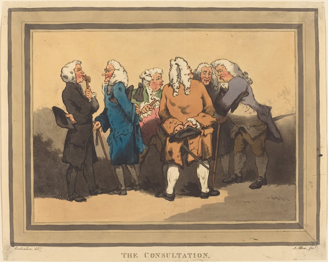 Het consult door Thomas Rowlandson