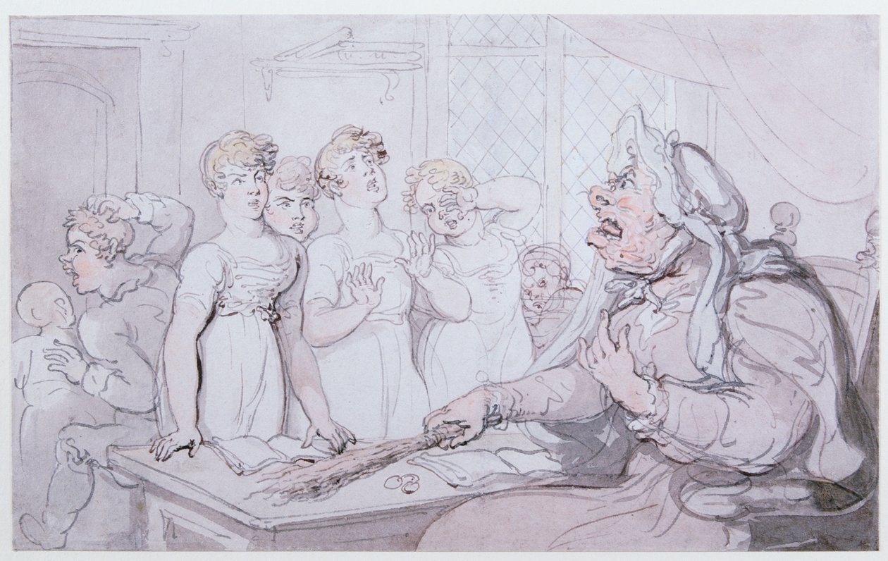 De wrede meesteres door Thomas Rowlandson