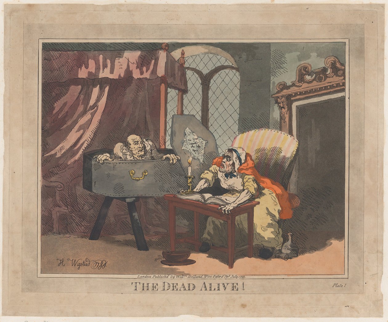 De Dode Leeft!, juli 1795 door Thomas Rowlandson