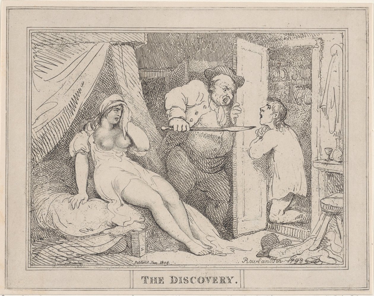 De ontdekking door Thomas Rowlandson
