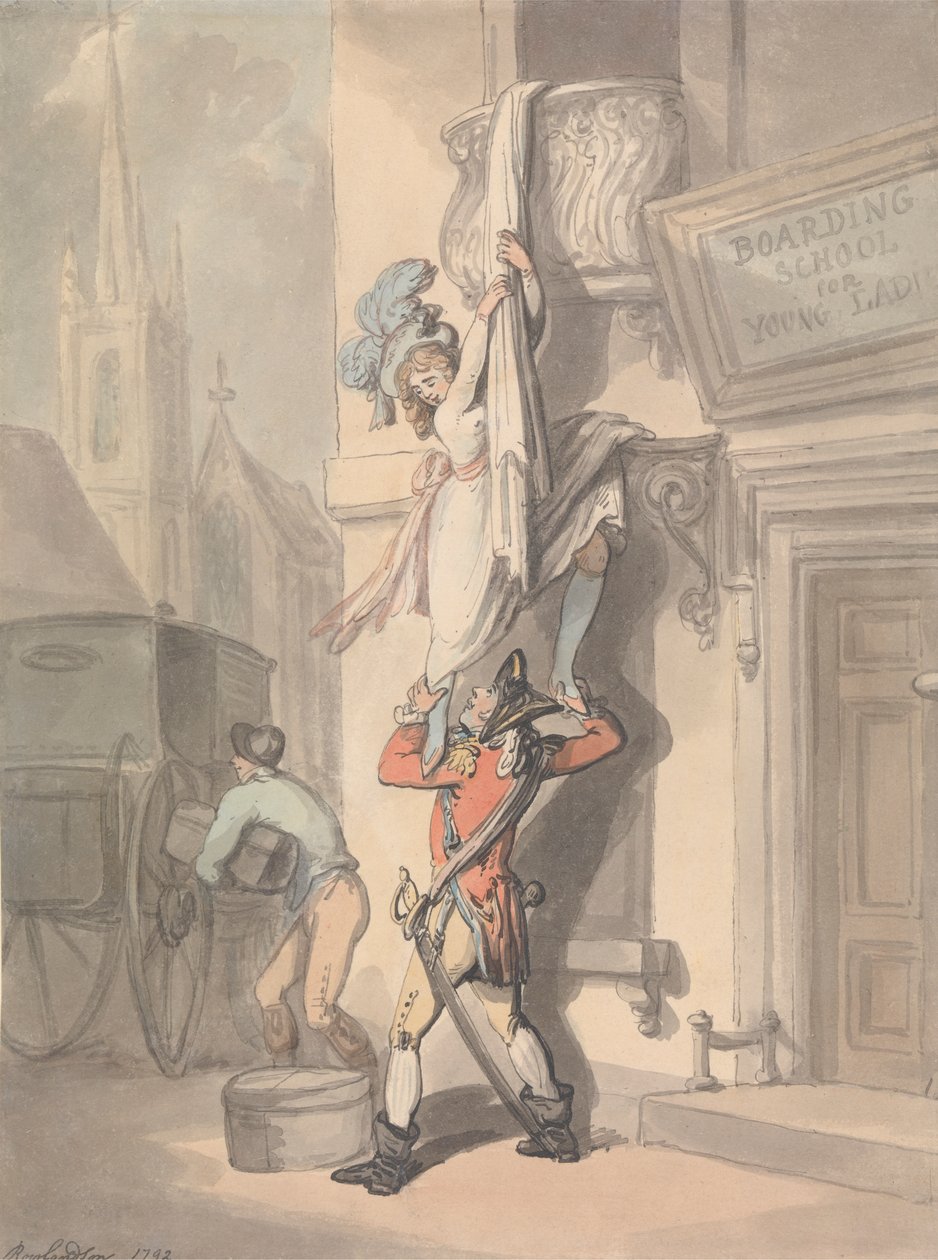 De ontvoering door Thomas Rowlandson
