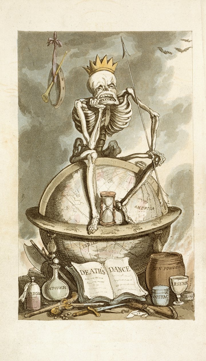 De Engelse dodendans door Thomas Rowlandson