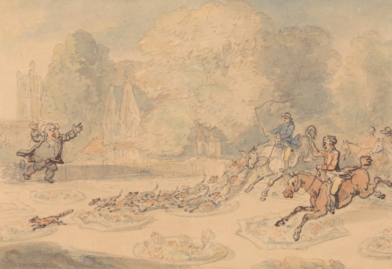 De woedende dominee door Thomas Rowlandson