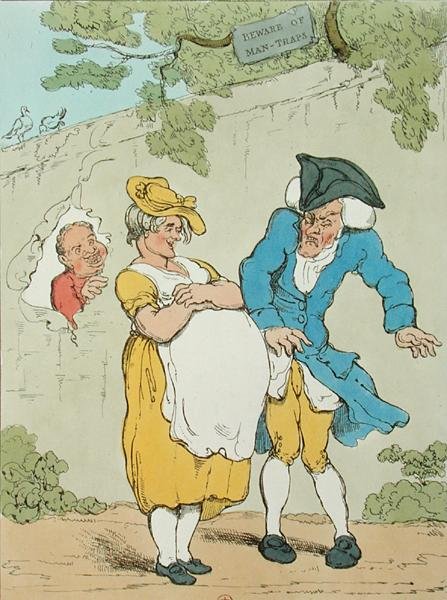 De Zwangere Vrouw door Thomas Rowlandson