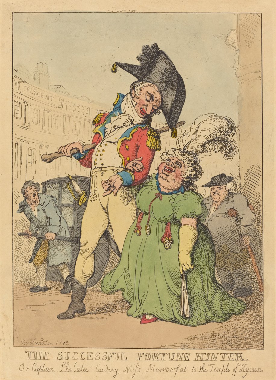 De succesvolle fortuinzoeker door Thomas Rowlandson