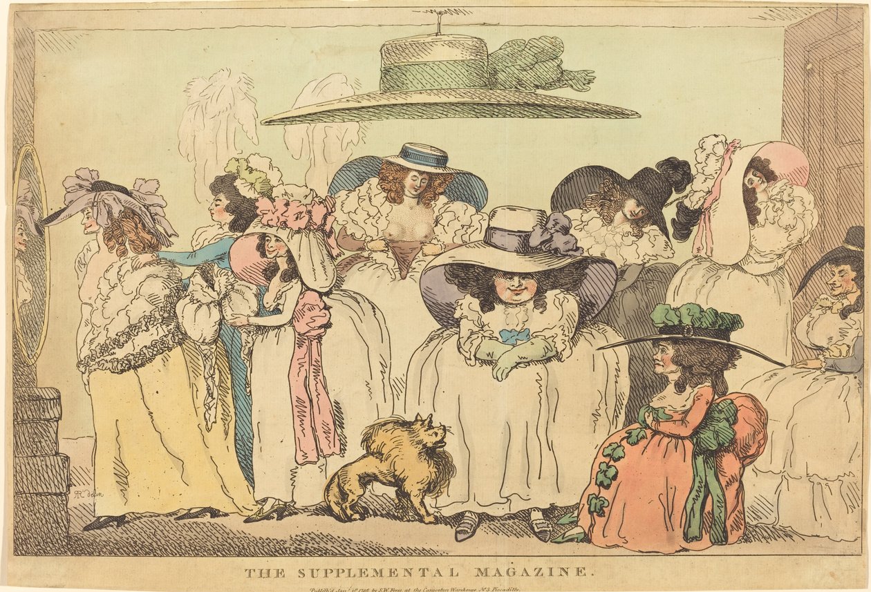 Het aanvullende tijdschrift door Thomas Rowlandson