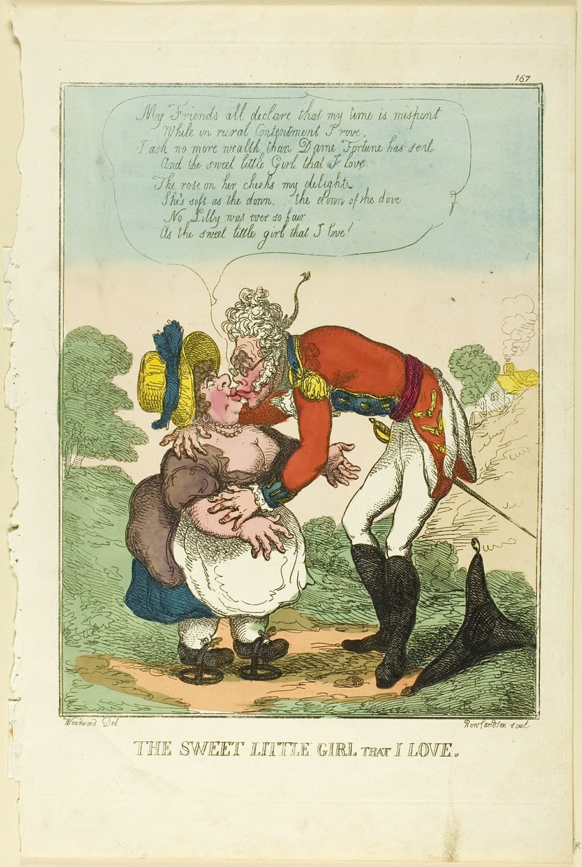 Het Lieve Kleine Meisje Dat Ik Liefheb door Thomas Rowlandson