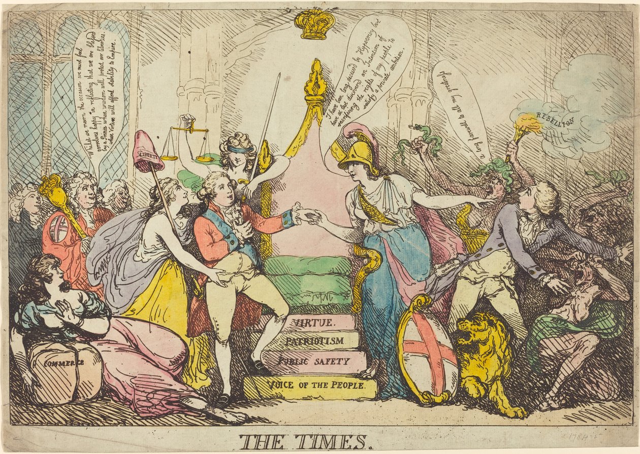 De tijden door Thomas Rowlandson
