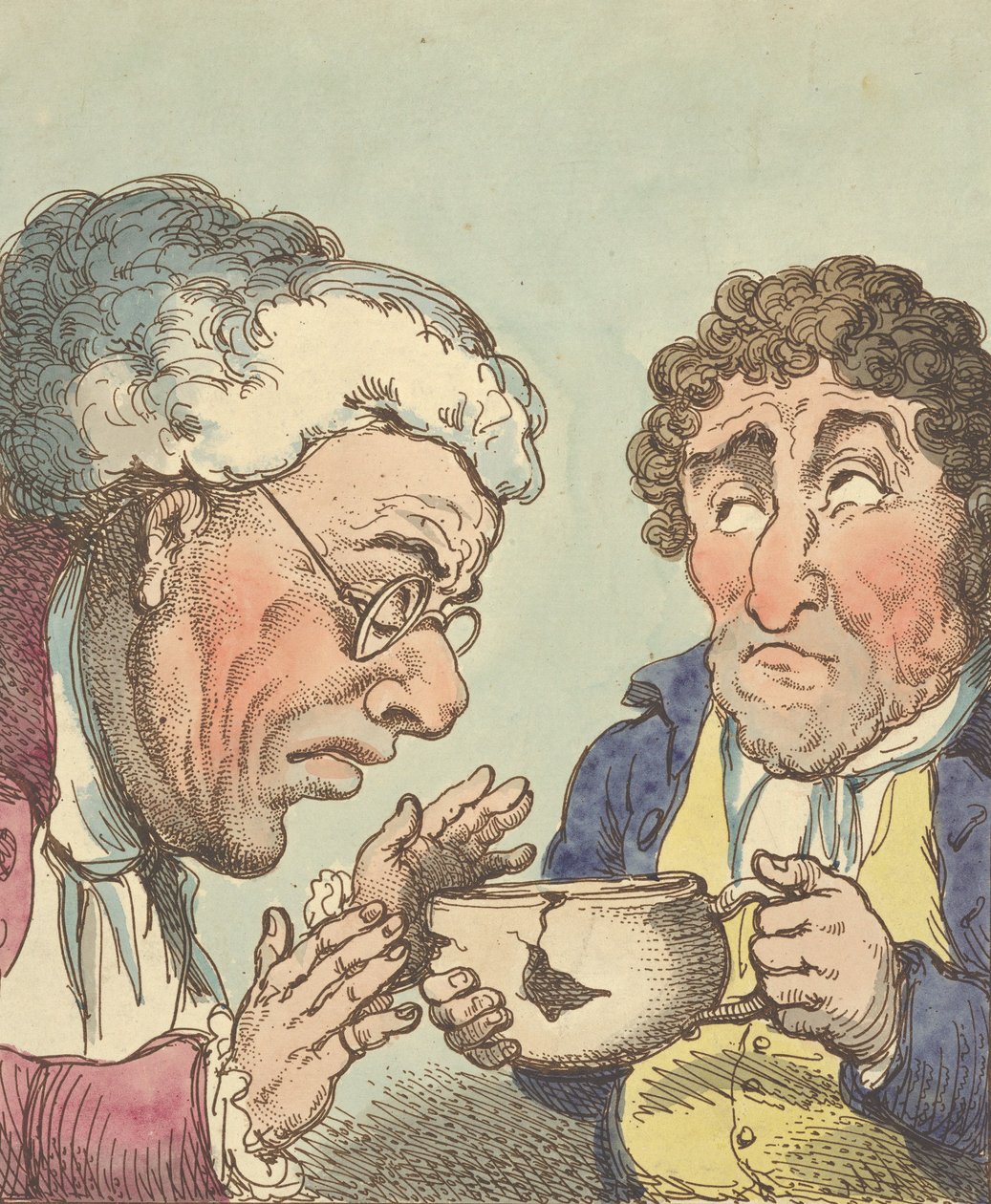 Verering, 1800 door Thomas Rowlandson