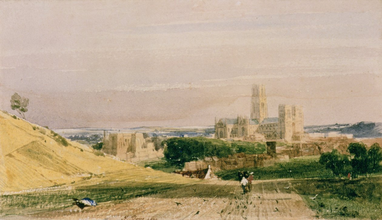 Durham vanuit de Velden door Thomas Shotter Boys