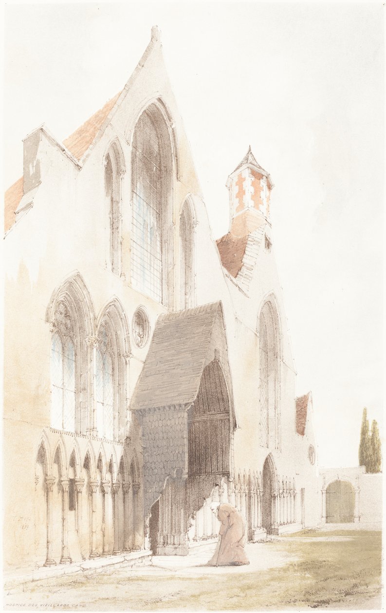 Hospice des Viellards, Gent door Thomas Shotter Boys