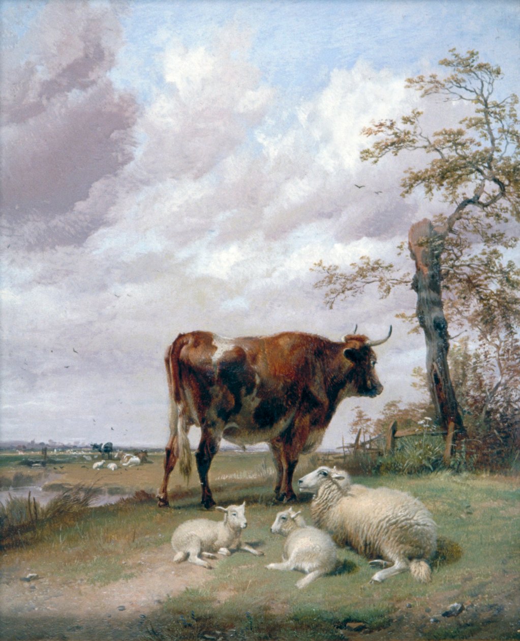 Canterbury Meadows door Thomas Sidney Cooper