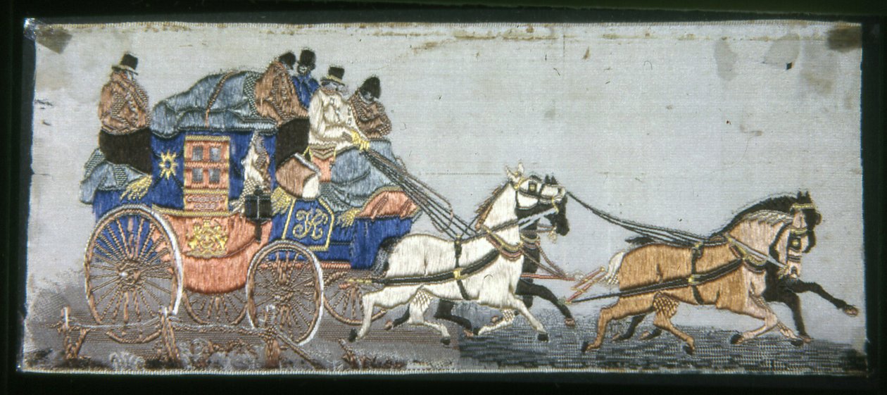 "De London  York Royal Mail Coach". door Thomas Stevens