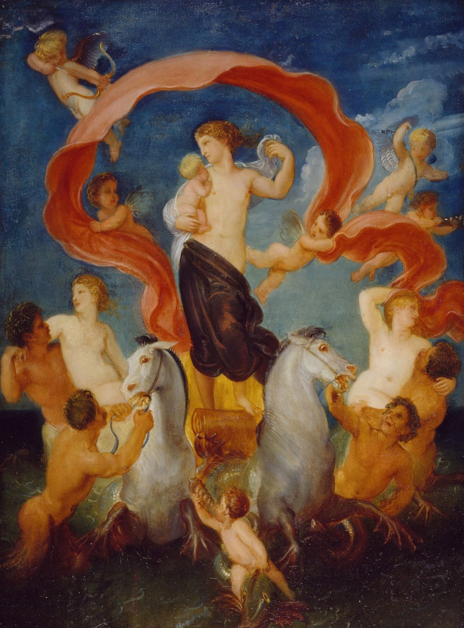 Amphitrite, 1775-1830 door Thomas Stothard