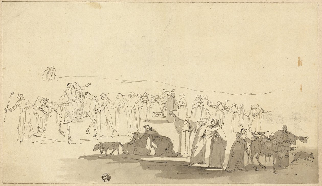 Canterbury Pelgrims door Thomas Stothard