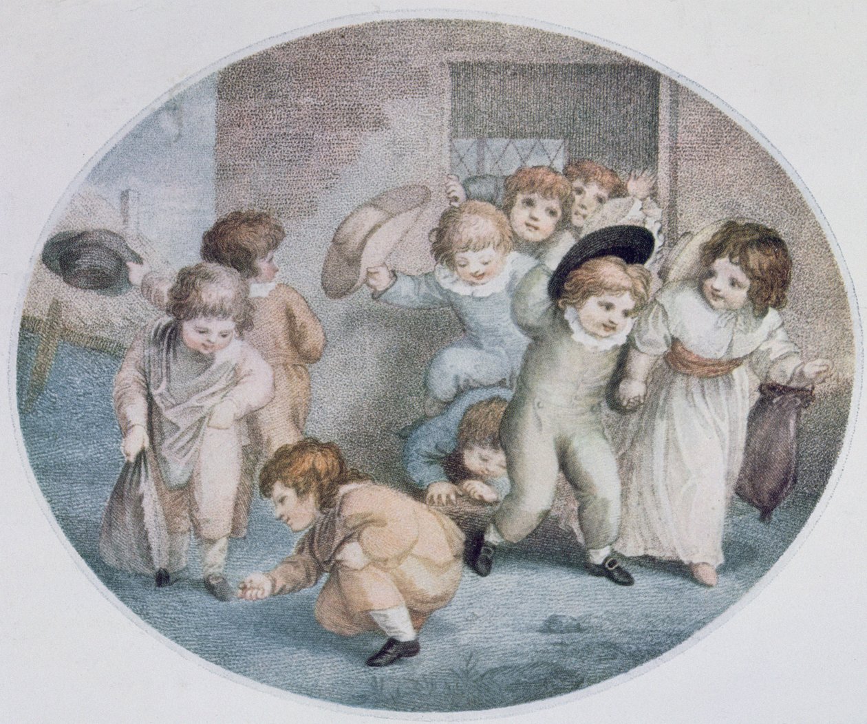 Komend van School door Thomas Stothard