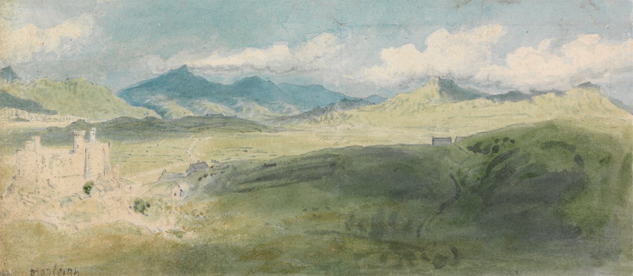 Harlech door Thomas Stothard