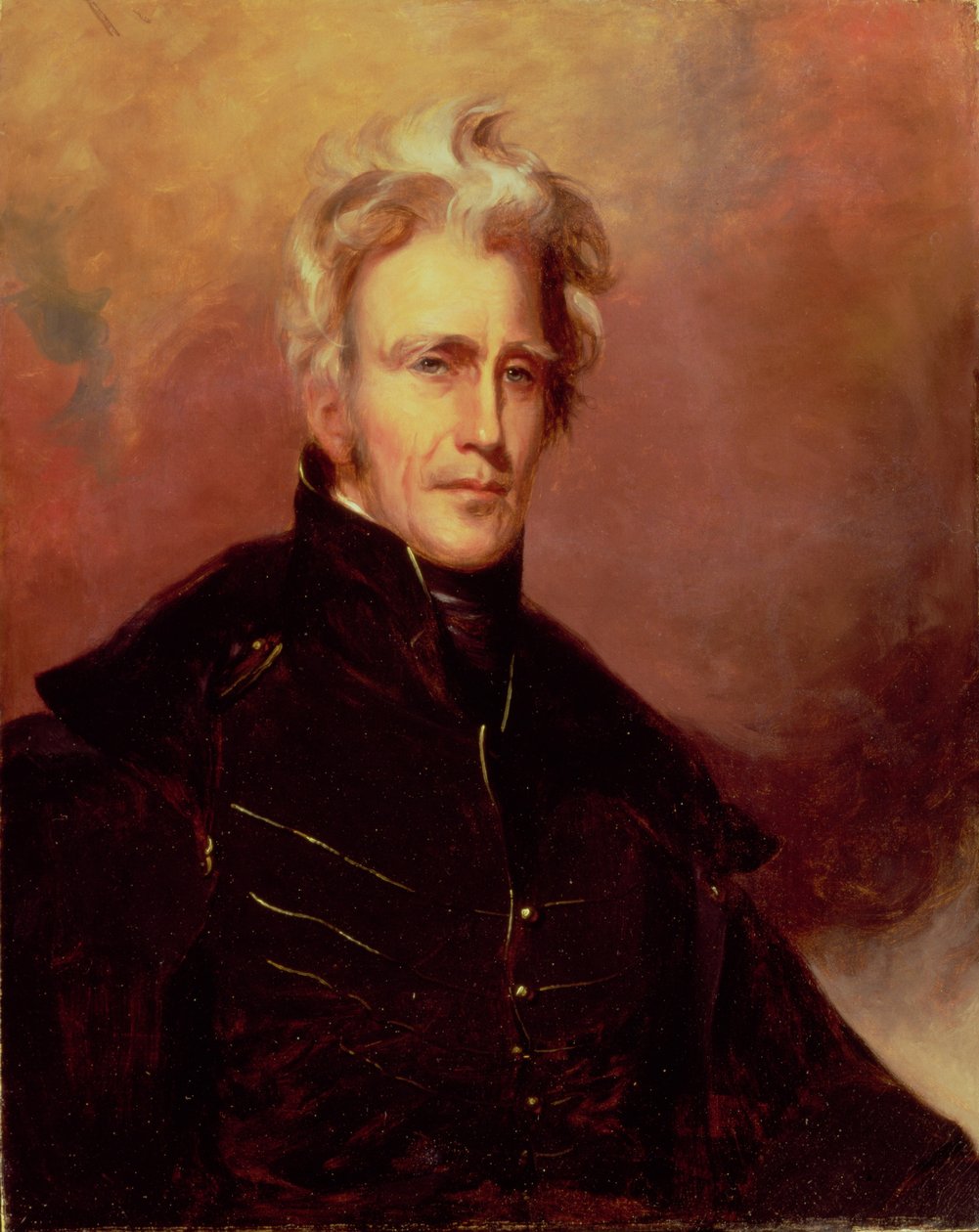 Portret van Andrew Jackson door Thomas Sully