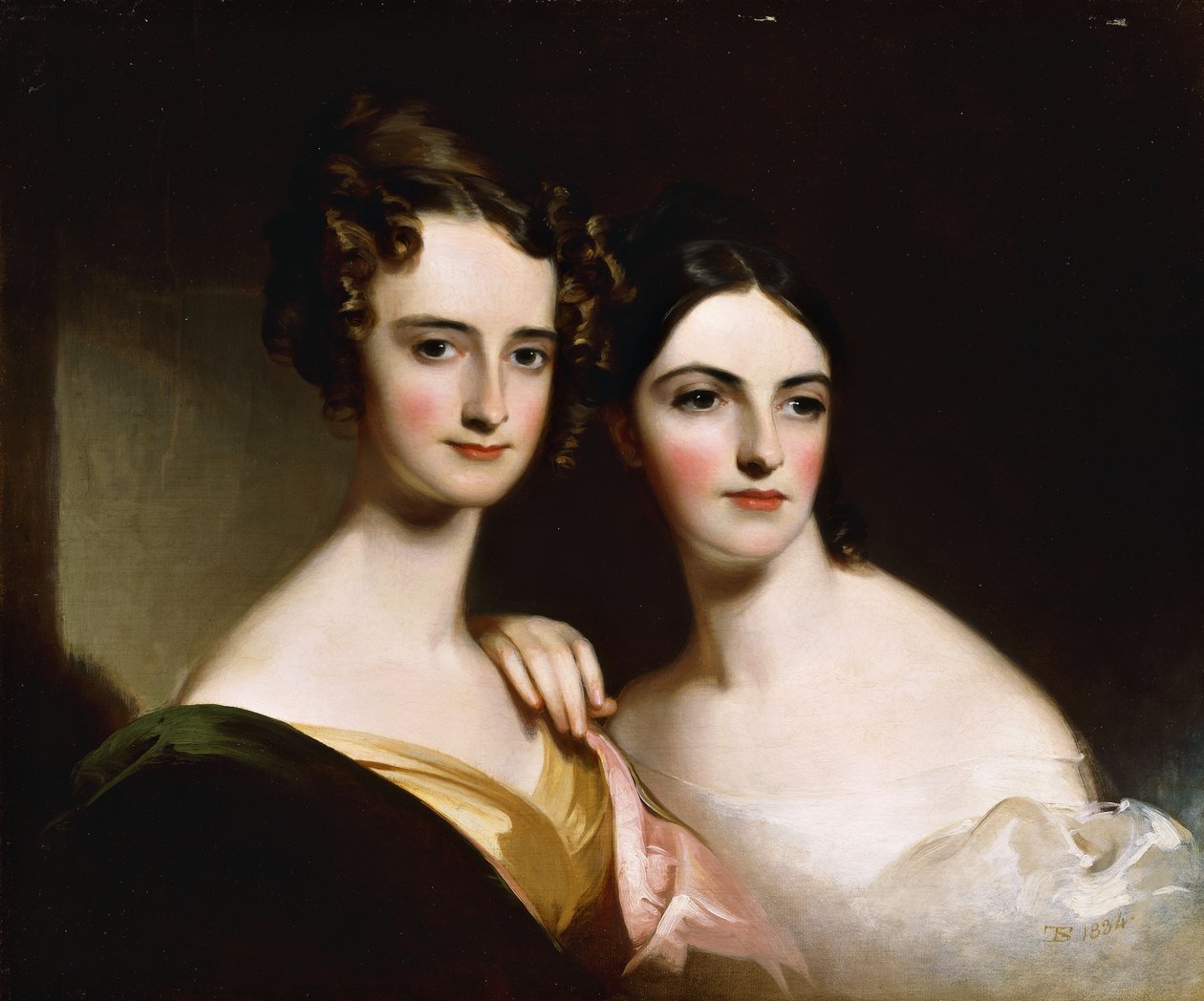 De zusters Mc Ilvaine, 1834 door Thomas Sully