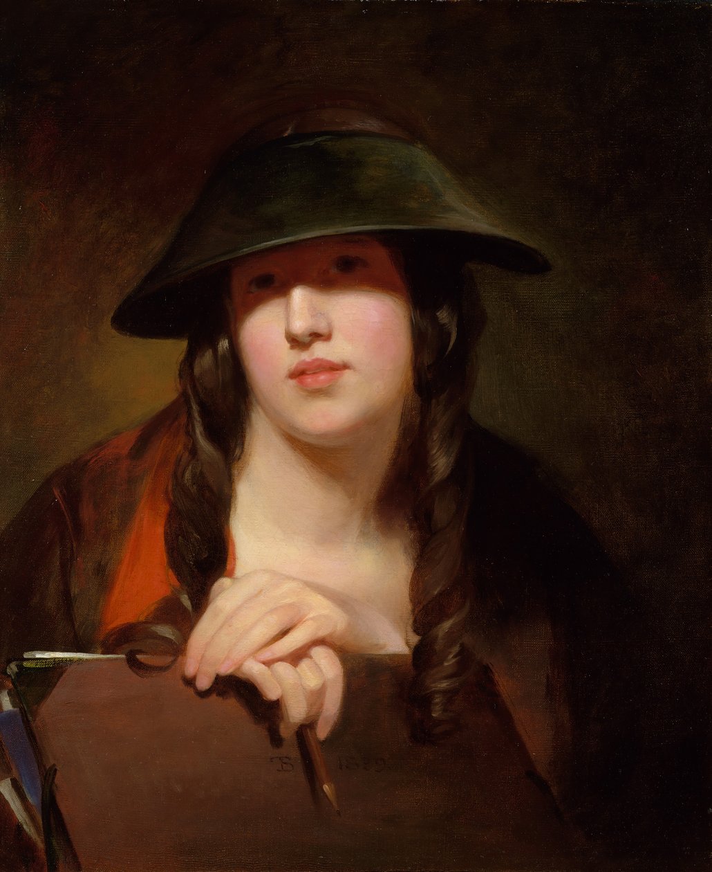 De student, 1839 door Thomas Sully
