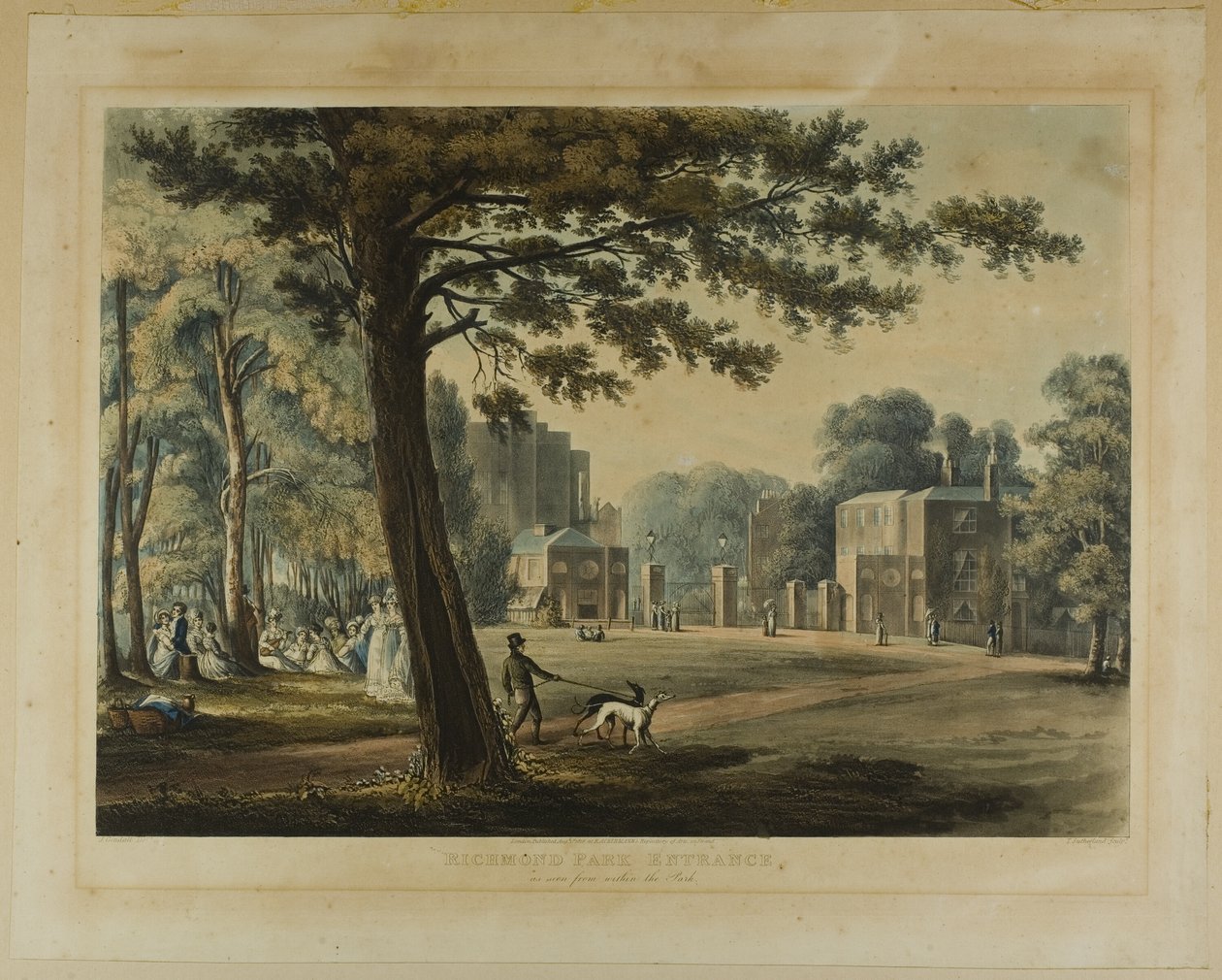 Ingang van Richmond Park door Thomas Sutherland