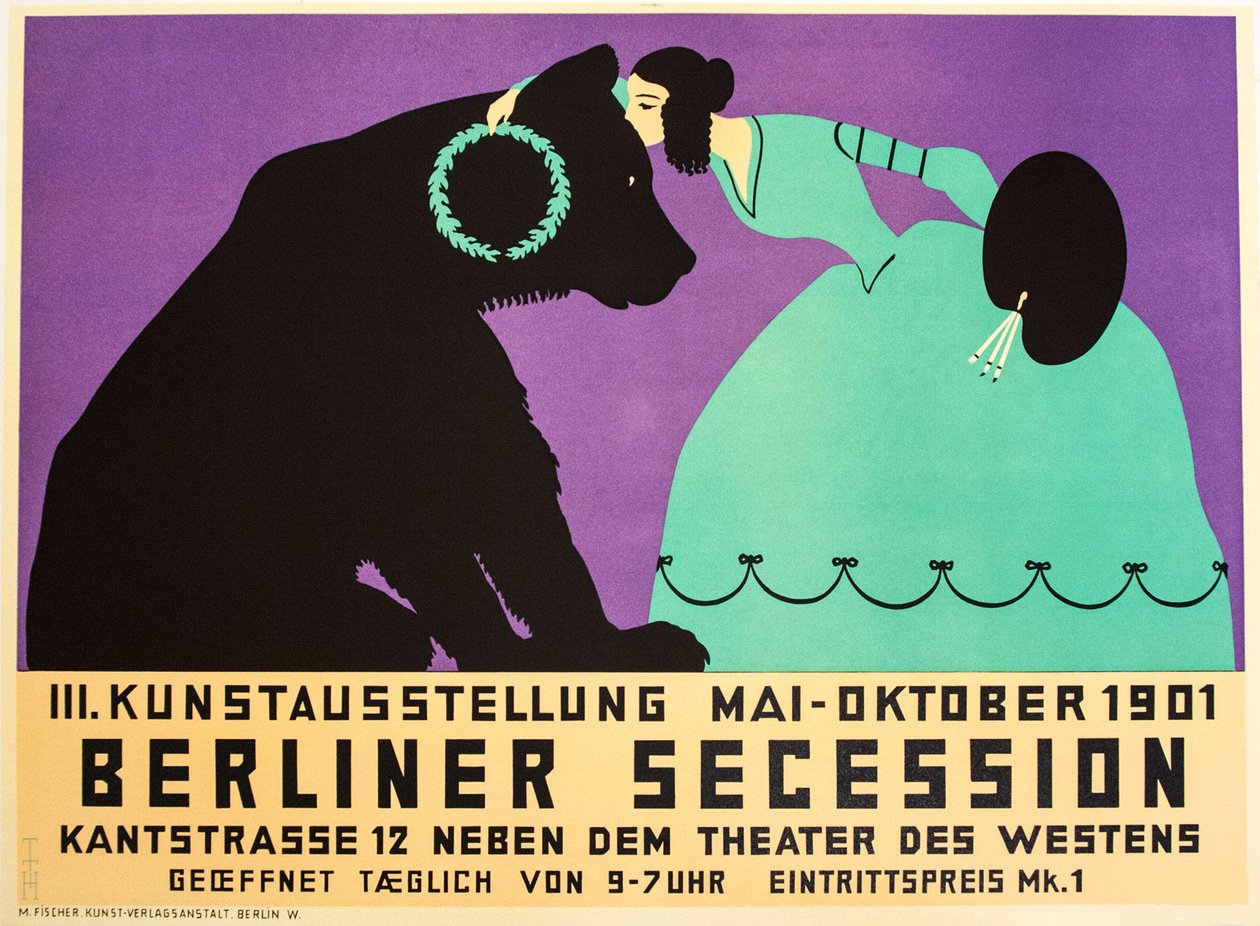 Berliner Secession, 1901 door Thomas Theodor Heine