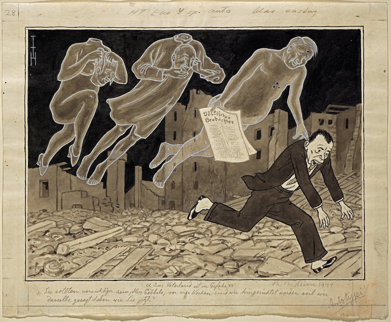 Het vaderland is in gevaar door Thomas Theodor Heine