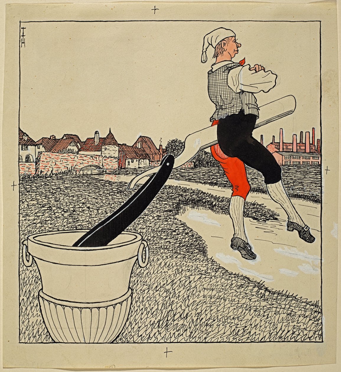 Schone Scheiding, Simplicissimus XXV/9 door Thomas Theodor Heine