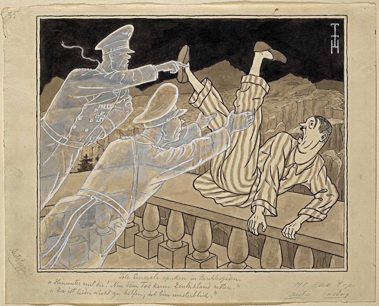 Dode generaals spoken in Berchtesgaden door Thomas Theodor Heine