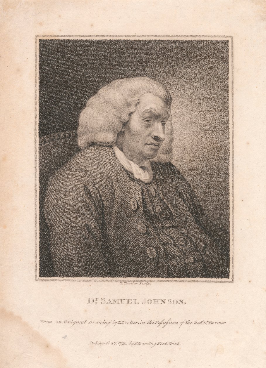 Dr. Samuel Johnson door Thomas Trotter