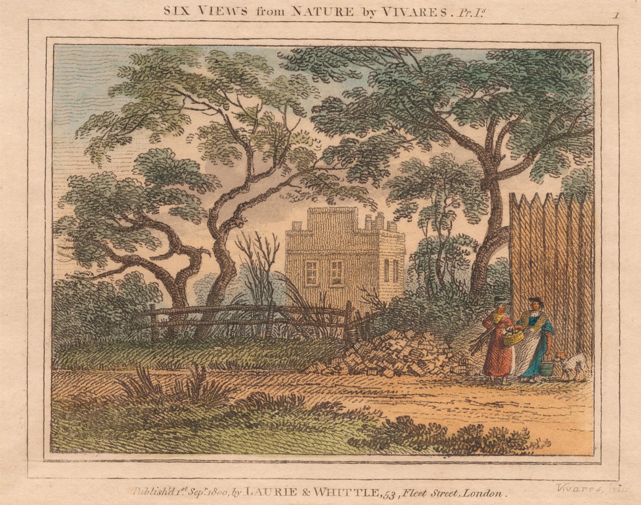 Uitzicht vanuit de Natuur door Thomas Vivares