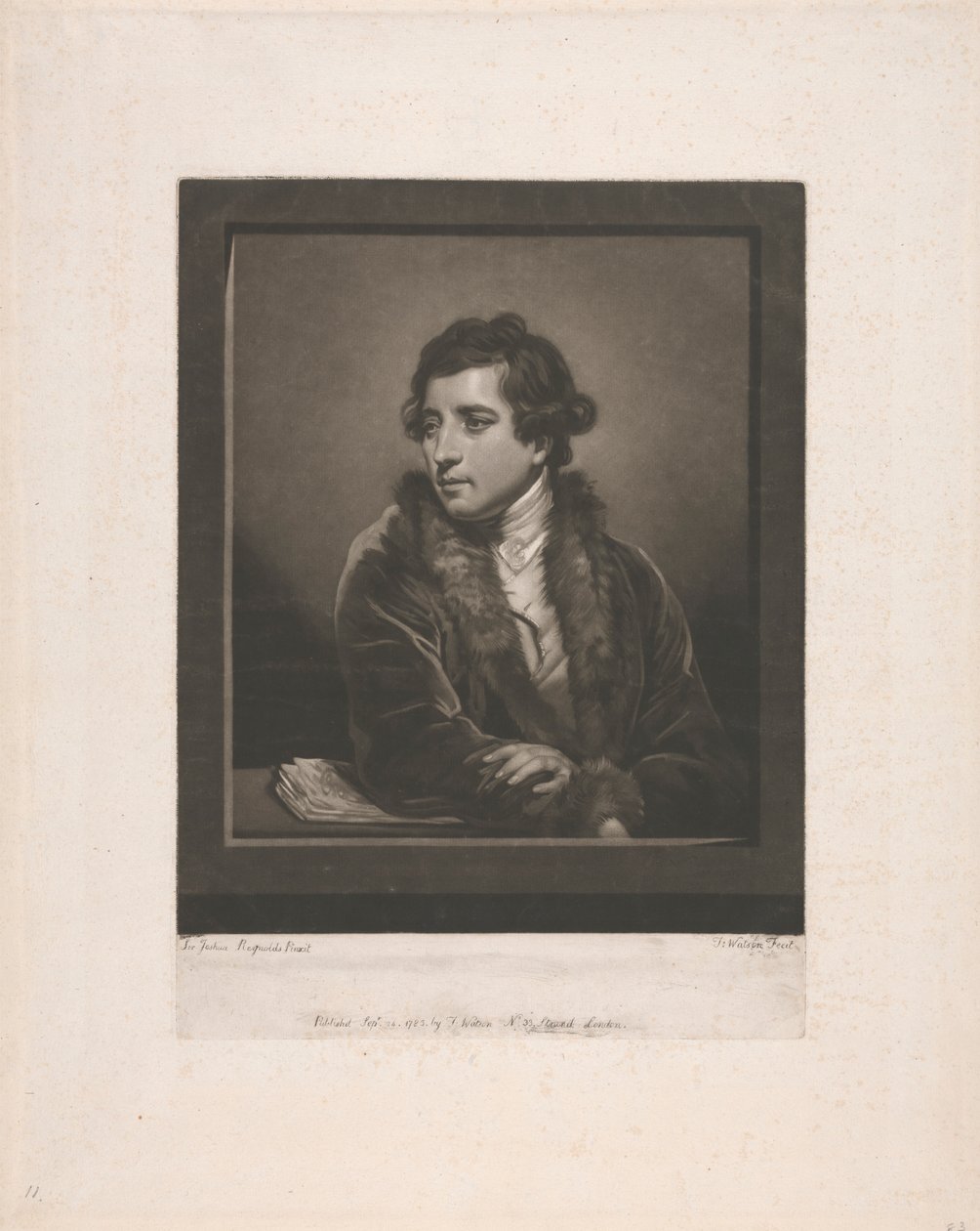 Francis Bartolozzi, R.A. door Thomas Watson