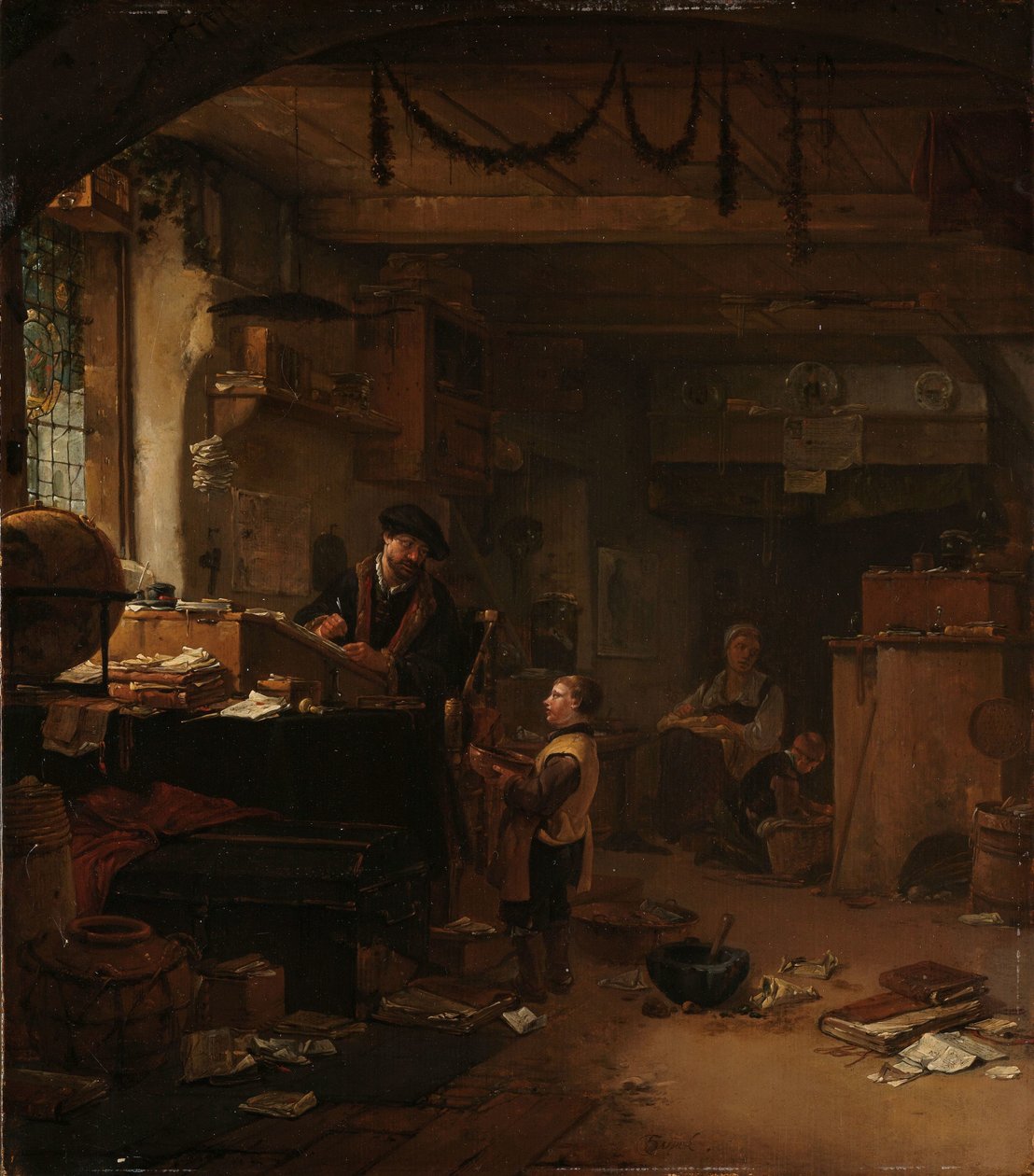De alchemist door Thomas Wijck