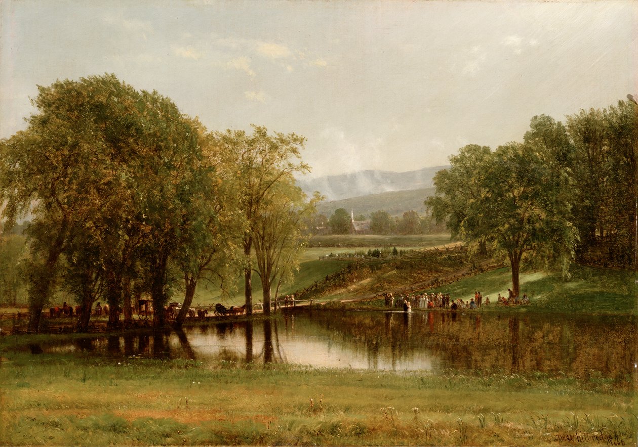 De Doop door Thomas Worthington Whittredge