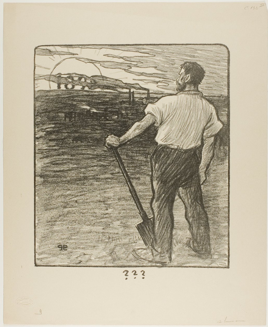 Gelukkig Nieuwjaar door Théophile Alexandre Pierre Steinlen