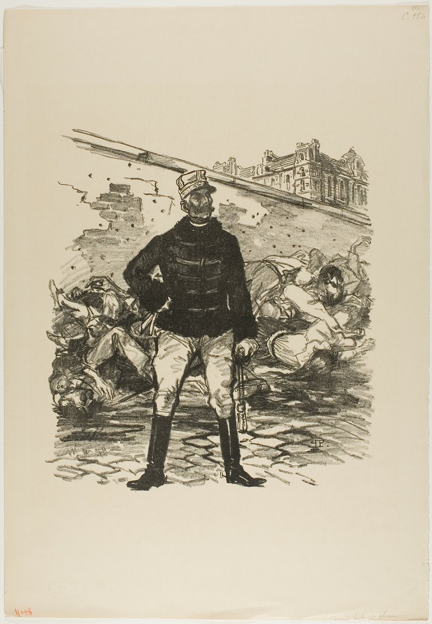 In al zijn glorie door Théophile Alexandre Pierre Steinlen