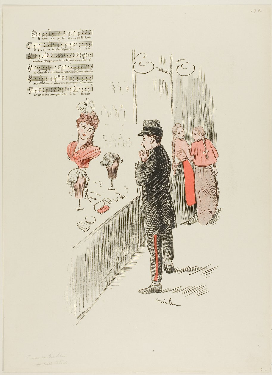 De kleine aardappel door Théophile Alexandre Pierre Steinlen