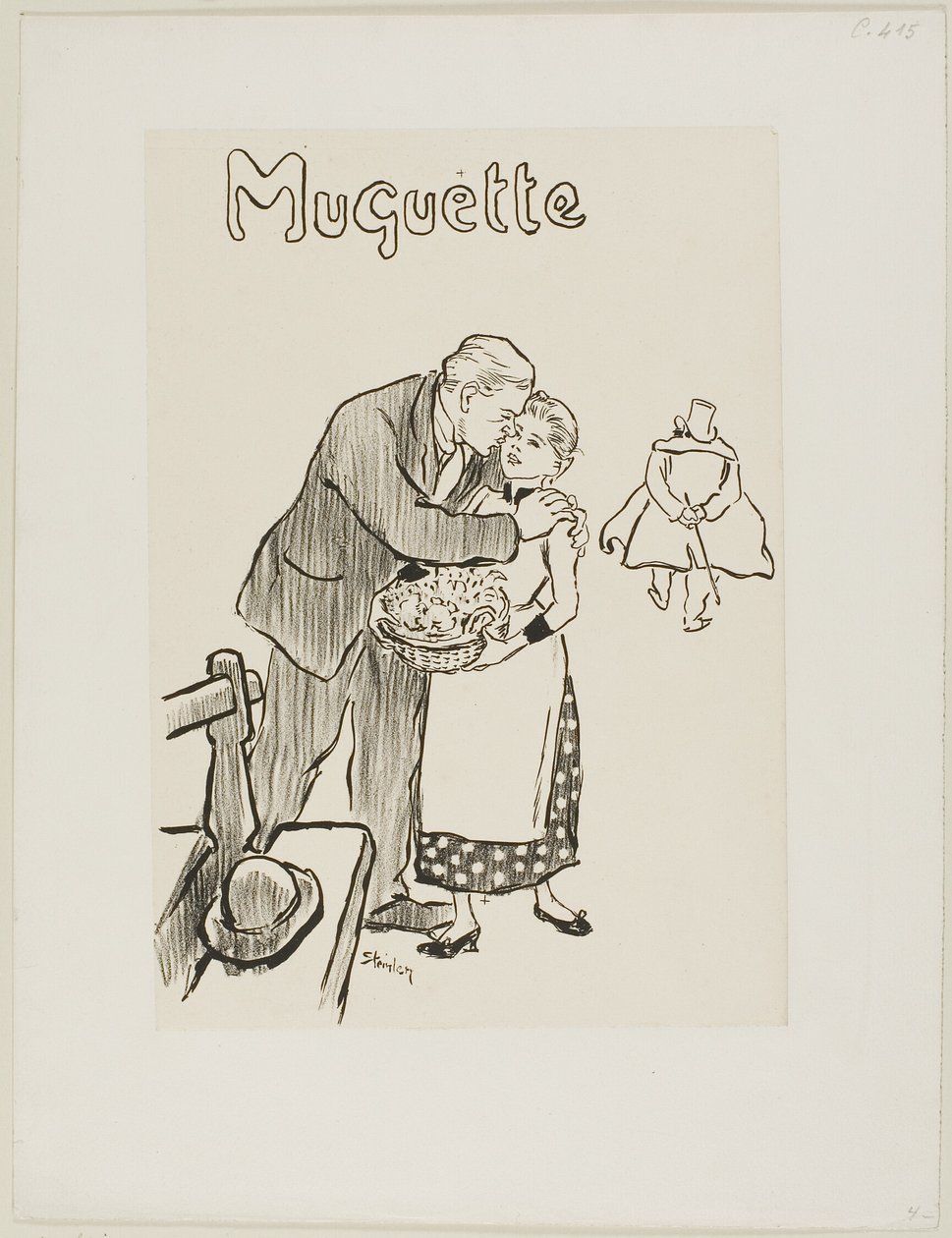 Muguette door Théophile Alexandre Pierre Steinlen