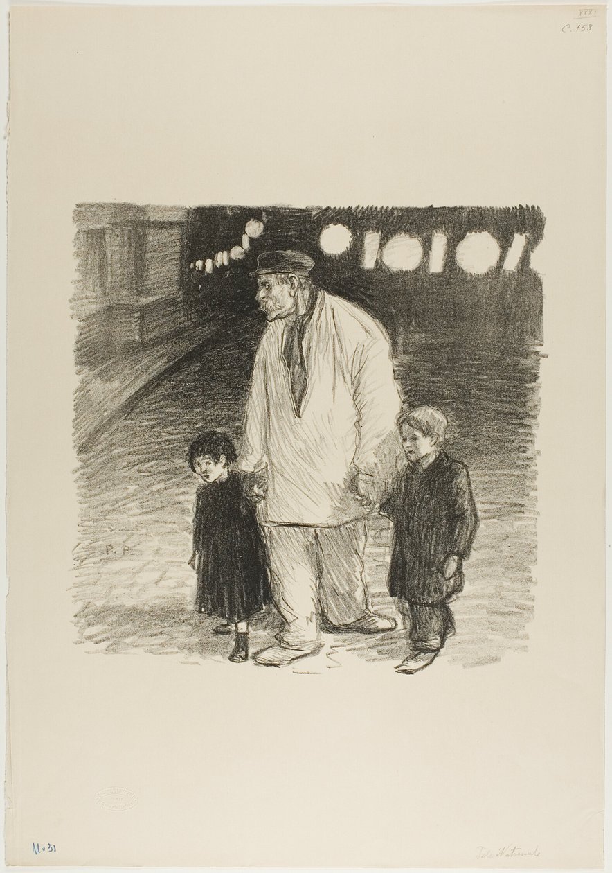 Nationale feestdag door Théophile Alexandre Pierre Steinlen