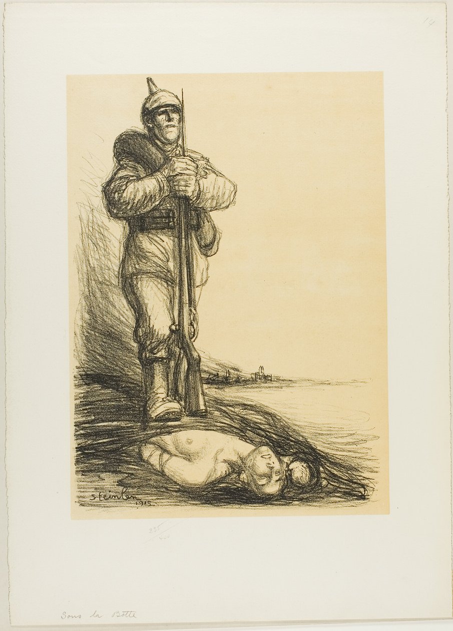 Onder de Laars door Théophile Alexandre Pierre Steinlen