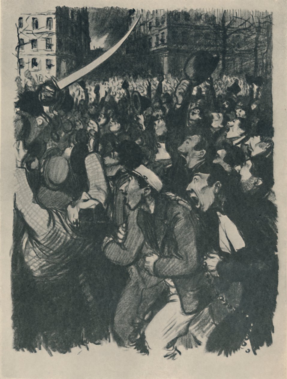 Les Moutons De Boisdeffre, c1898, 1919 door Théophile Alexandre Steinlen